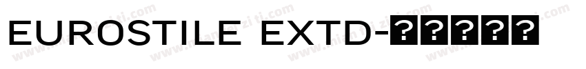 eurostile extd字体转换